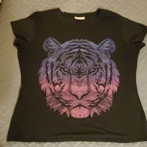 Black Ombre Tiger Tshirt